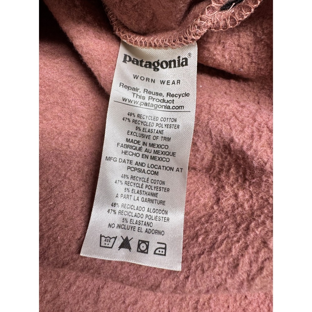 Patagonia Solar Rays 73 Uprisal Crew Sweatshirt Womens S Dusty Rose 39573 - Picture 5 of 6